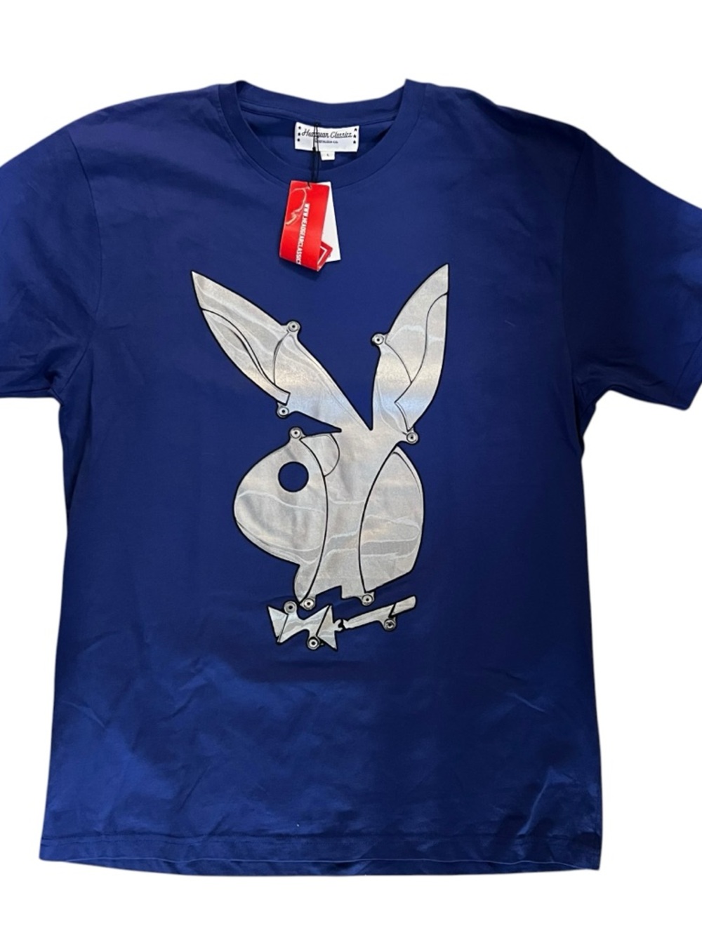 Headgear Classics Metallic Playboy Bunny Logo Tee